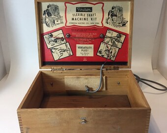 Vintage Foredom Flexible Shaft Machine Kit Box