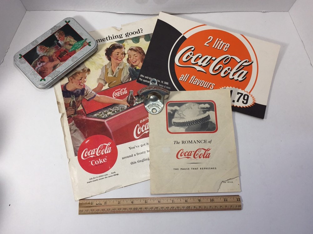 Coca-cola Collectibles Package - Etsy