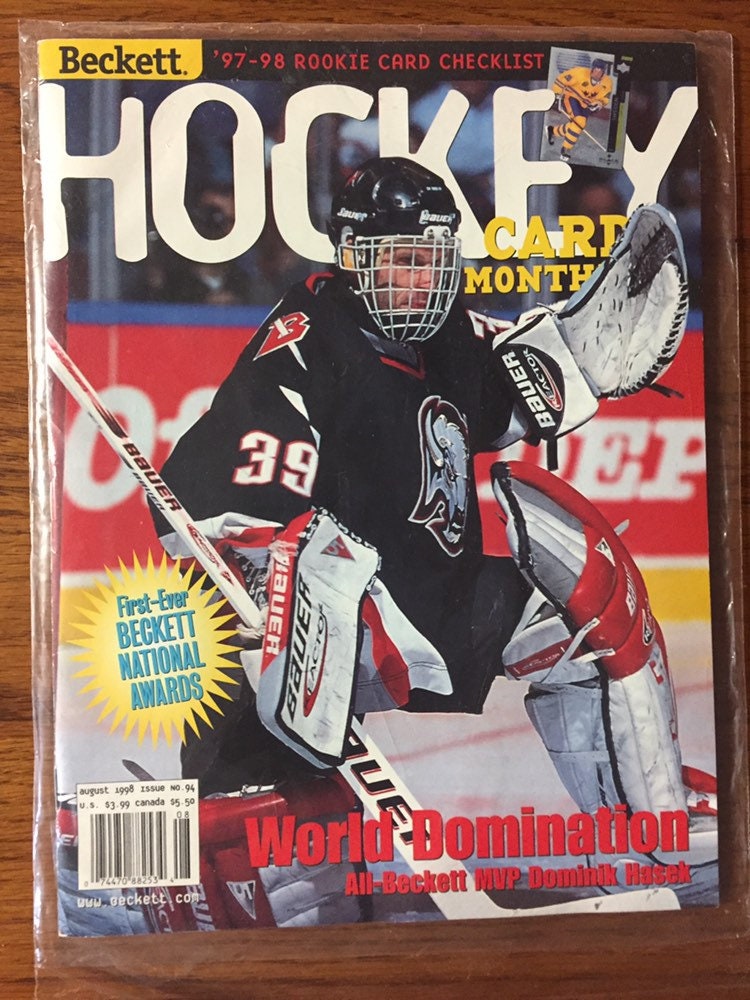 Dominik Hasek Buffalo Sabres Adidas Authentic Home NHL Vintage Hockey –