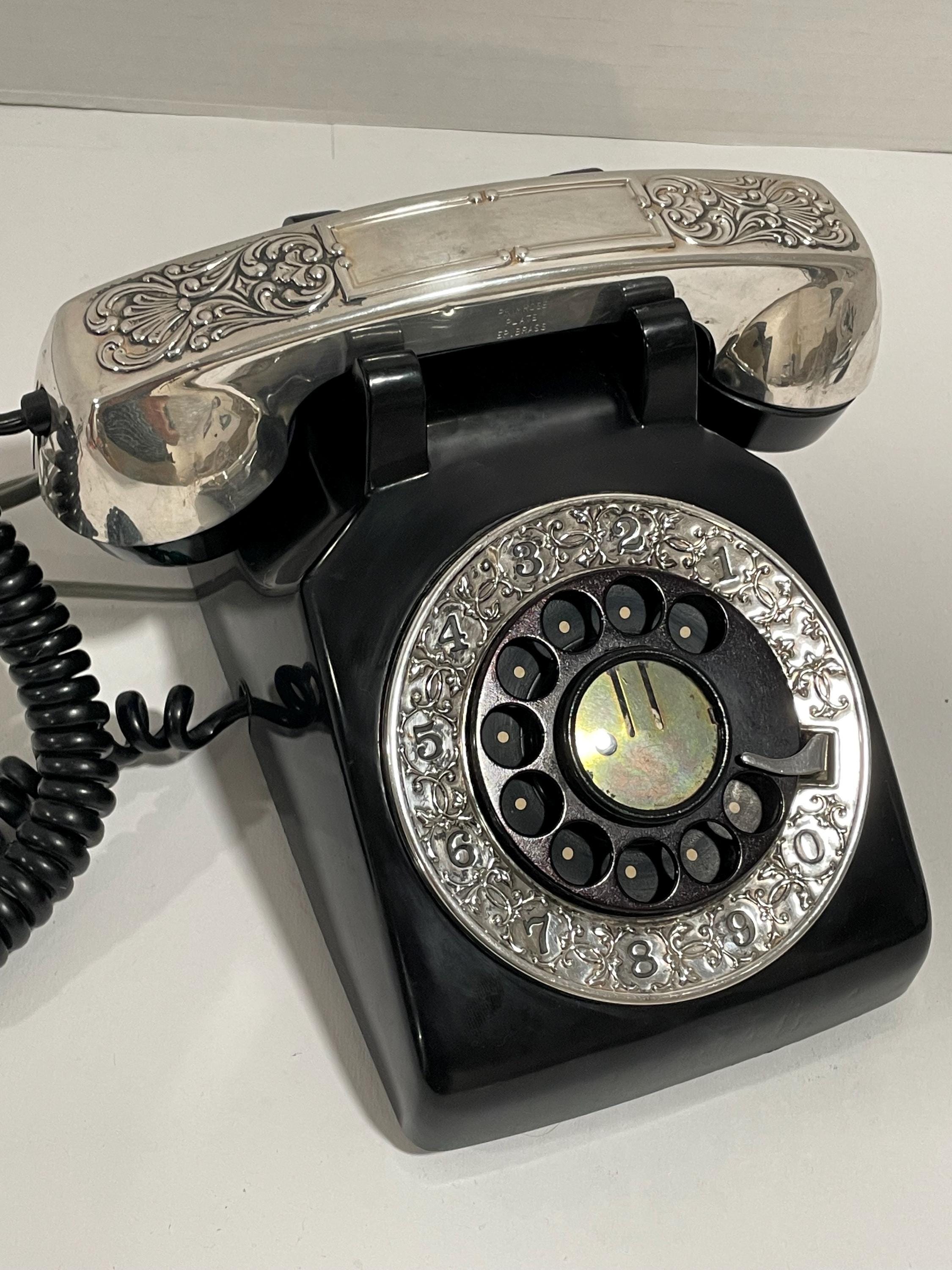 Amazing 1958 Northern Electric Silver Plated CD500 Rotary Dial