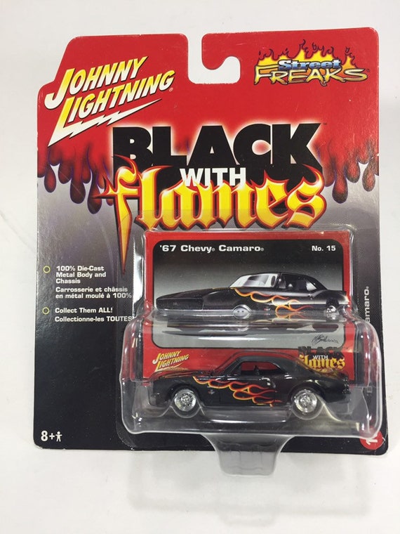 67 Chevy Camaro / 2005 Johnny Lightning Street Freaks / Black With