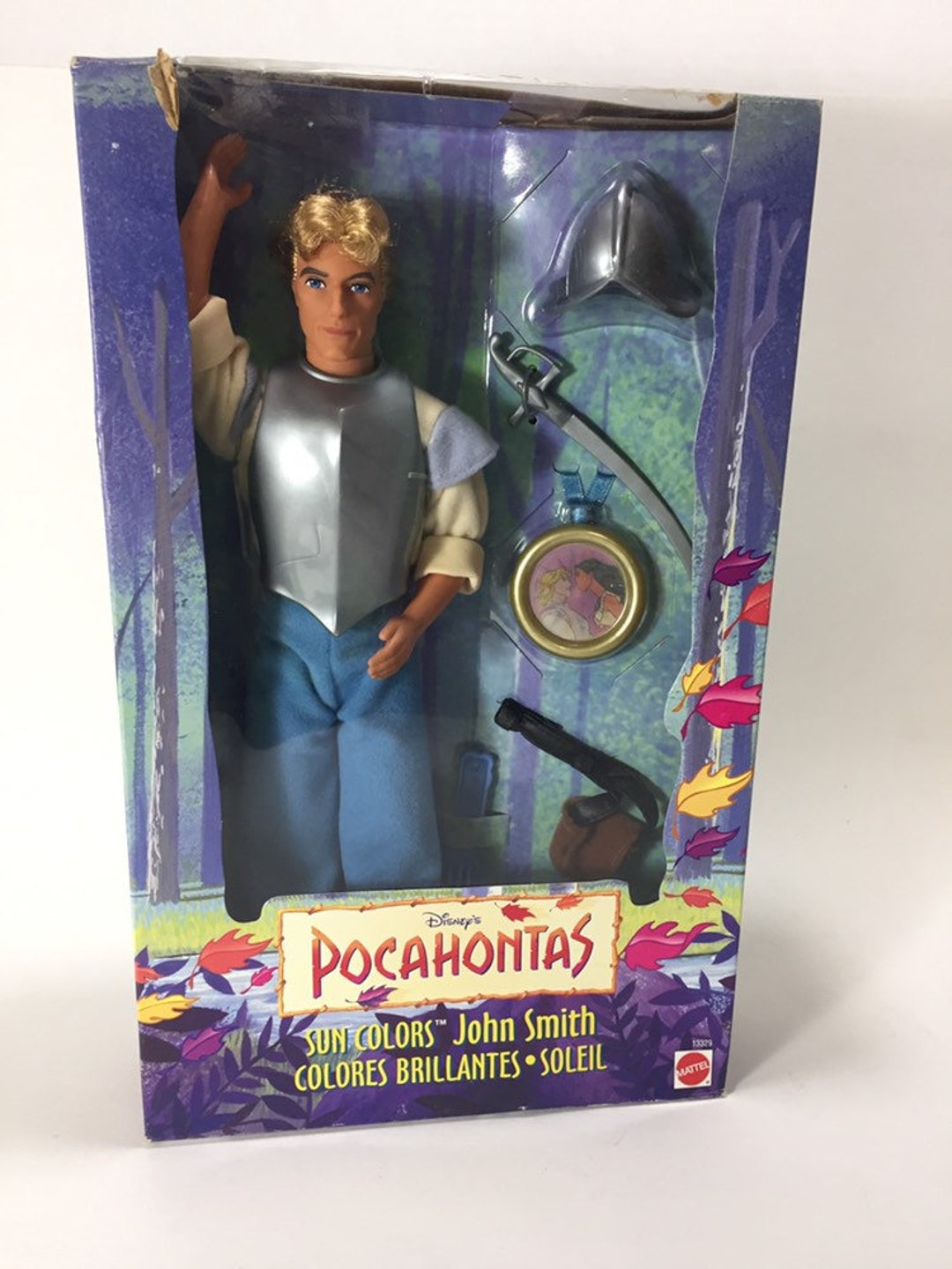 1995 Pocahontas John Smith Sun Colors by Mattel - Etsy