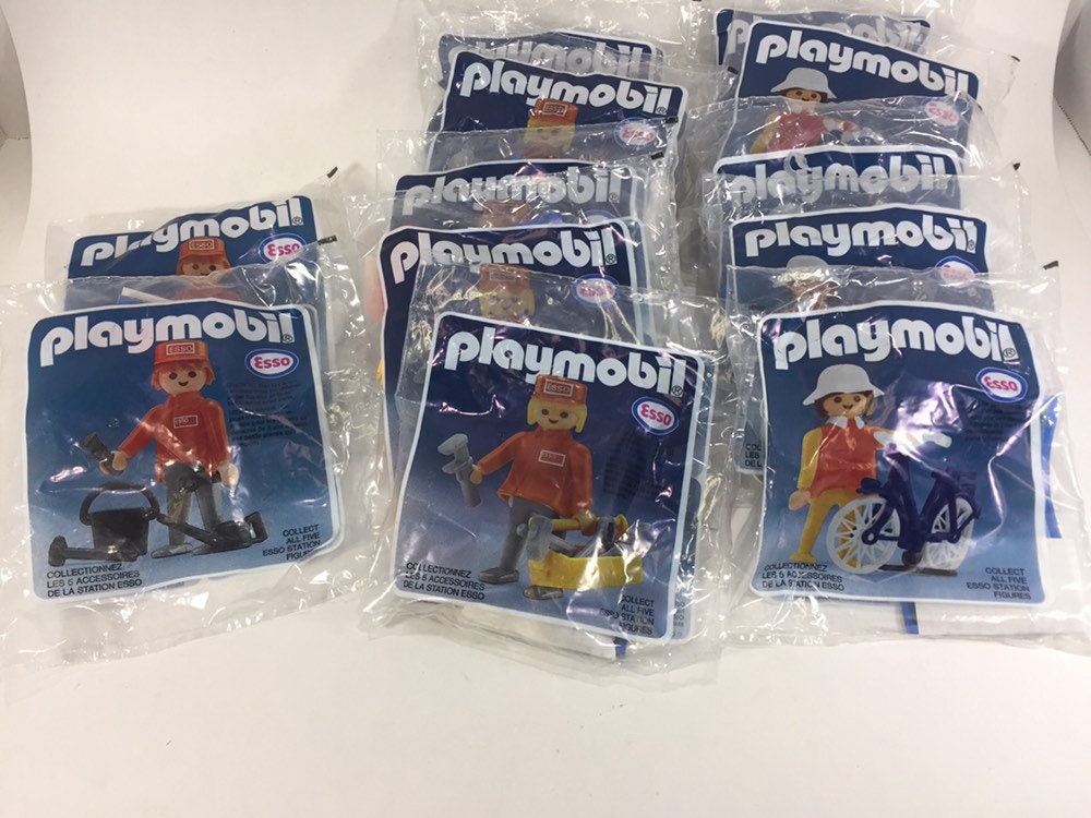 PLAQUE PANNEAU PUBLICITAIRE Playmobil - Annees 80 - Tres Rare - Vintage EUR 38,00 - FR