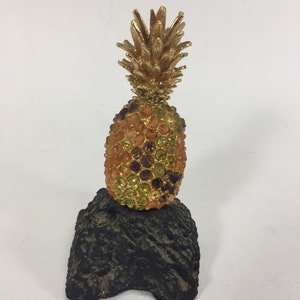 Jewel encrusted pineapple ornament