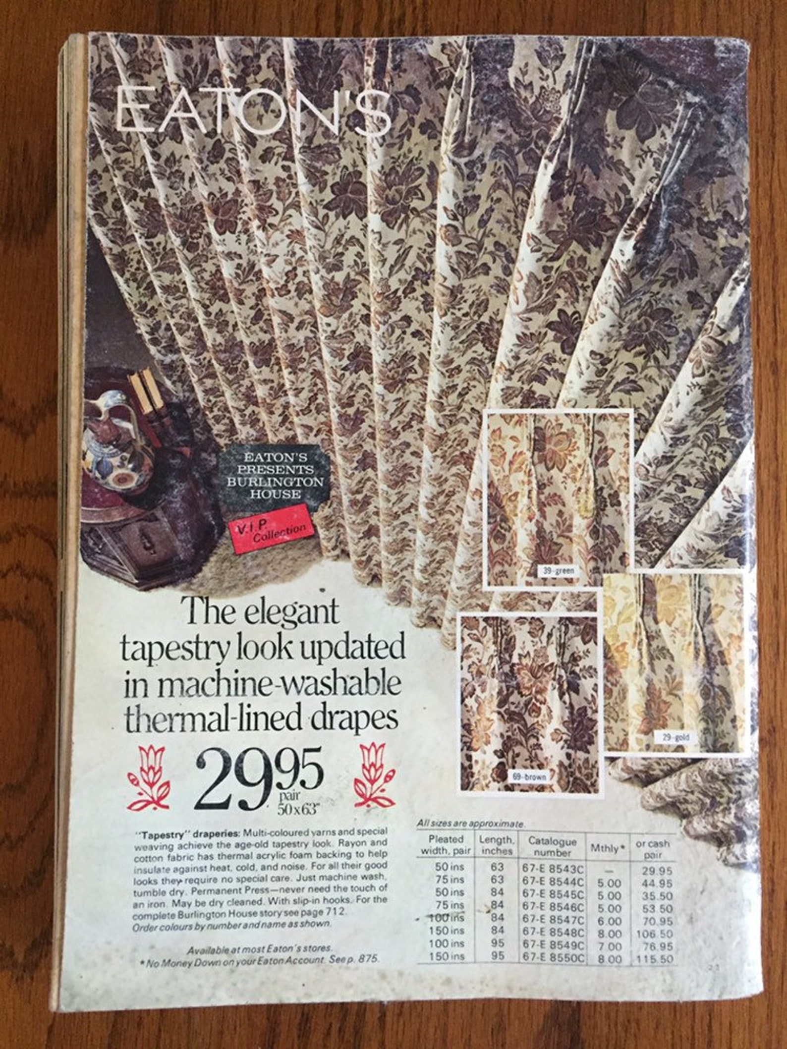 1974 Eatons Fall and Winter Catalog Etsy