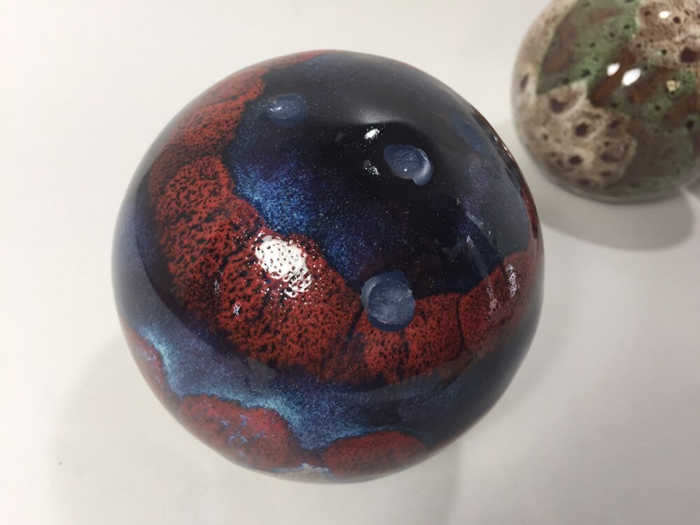 Vintage Carpet Balls / 2 With Matching Pattern and 1 Single Etsy