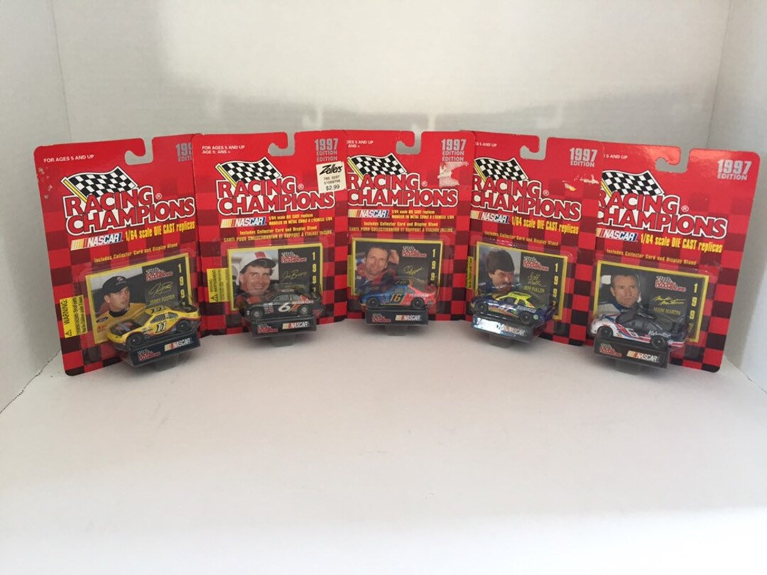 5 Vintage 1997 Edition Nascar Racing Champions Cars - Etsy 5 Vintage 1997 Edition Nascar Racing Champions Cars - Etsy