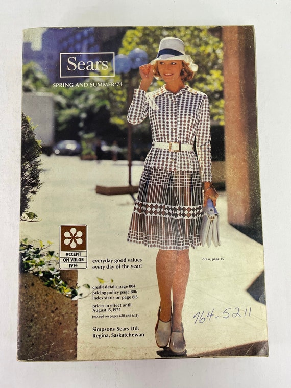 1974 Sears Spring and Summer Catalogue - Etsy