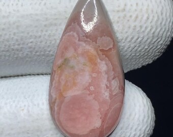 Natürlicher Rhodochrosit Cabochon Form Birne lose Edelstein Größe 25x12x4 mm Gewicht 14.45 Karat ca