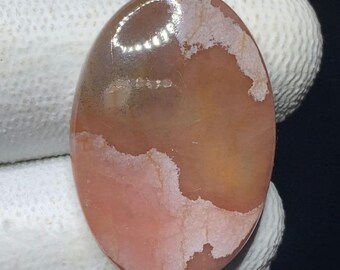 Natürliche Rhodochrosit Cabochonform ovale lose Edelsteingröße 27x19x4 mm Gewicht 28.85 Karat ca
