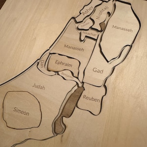 Wooden Puzzle- Tribes of Ancient Israel