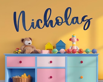 Nursery Name Sticker - Child&#39;s Room Decal