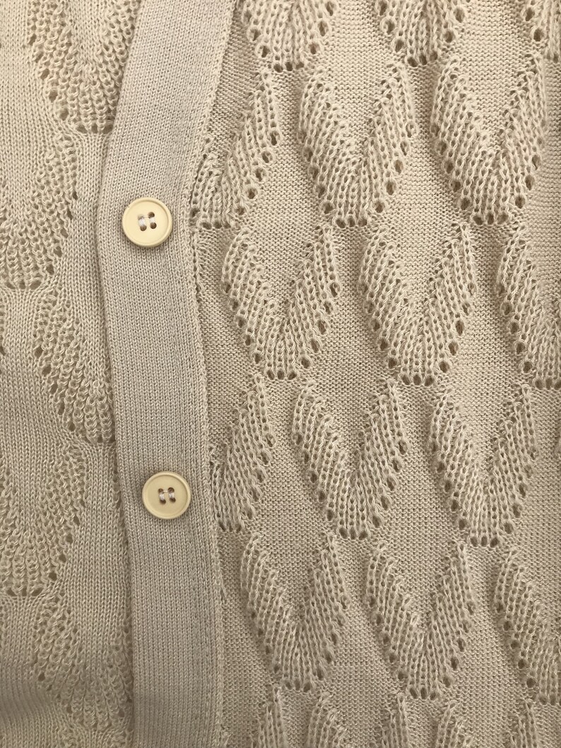 Cardigan vintage beige woman