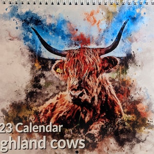 Cow Calendar - Etsy