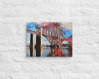 Forth Rail Bridge - Architectural Print - Etsy