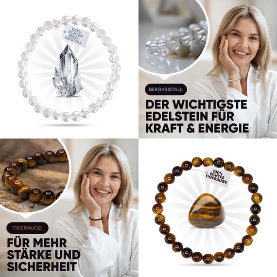 Tigerauge Armband 6mm Kugelarmband A-Qualität