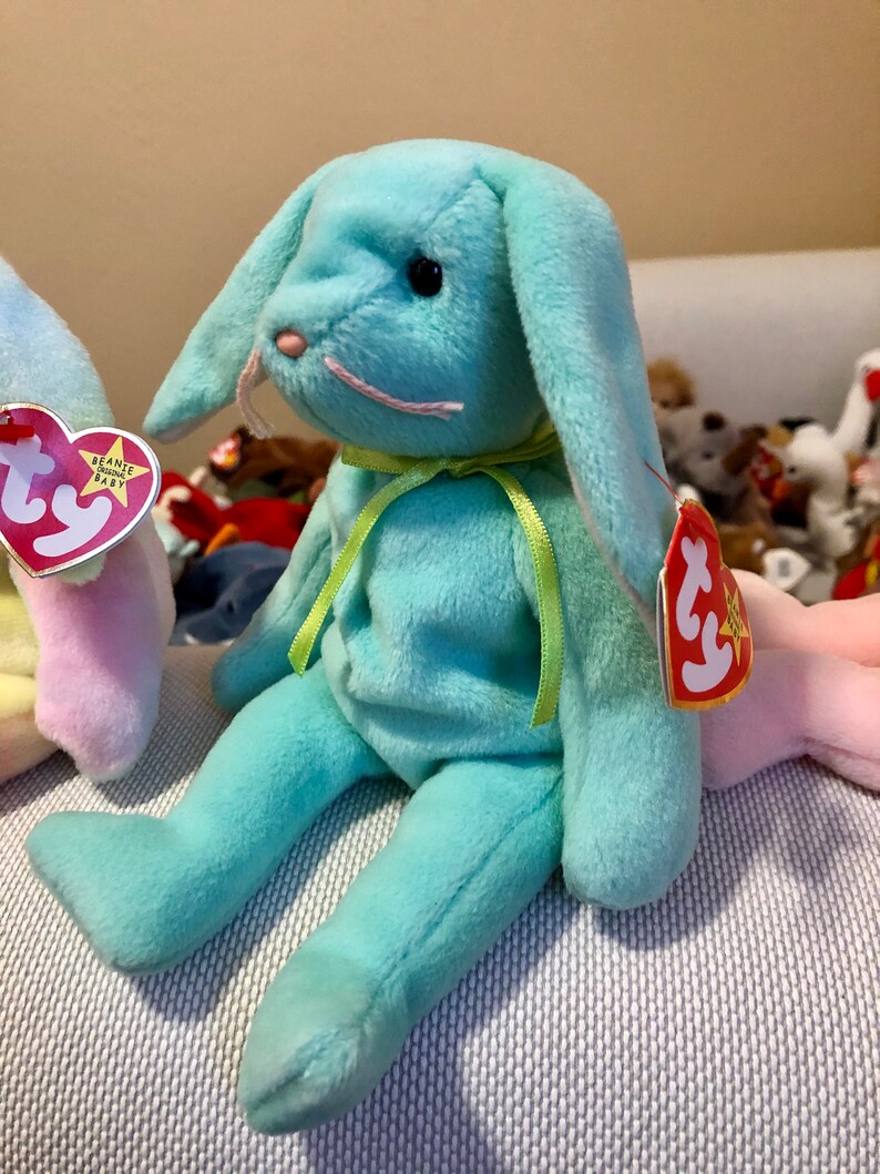 Beanie Baby Bunnies hippie Hoppity Hippity Floppity Etsy