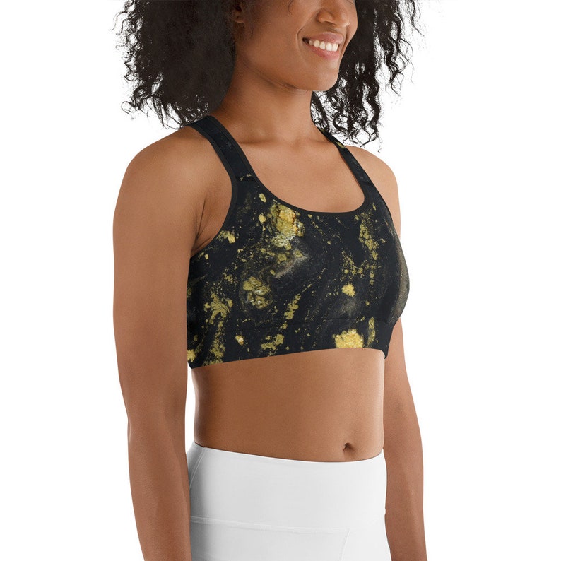 Gold flake Sports bra