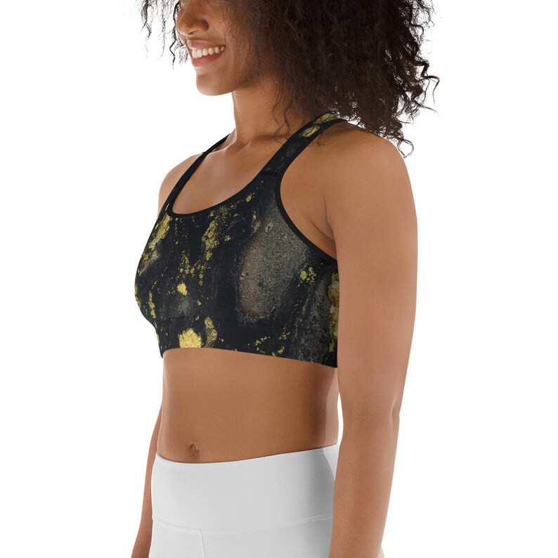 Gold flake Sports bra