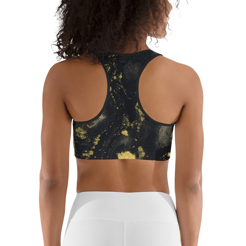 Gold flake Sports bra