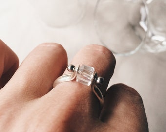 Meditation ring | Spinner silver ring | Anxiety ring | Anxiety jewelry | Minimalist ring | Fidget ring | Labor Day Sale | Mother's day gift