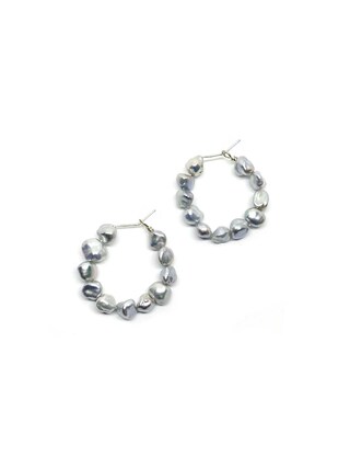 Orecchini A Perla D'Acqua Dolce Keshi SECRET & YOU - Grandi 15-16mm In Argento 925 Placcato Oro 18k