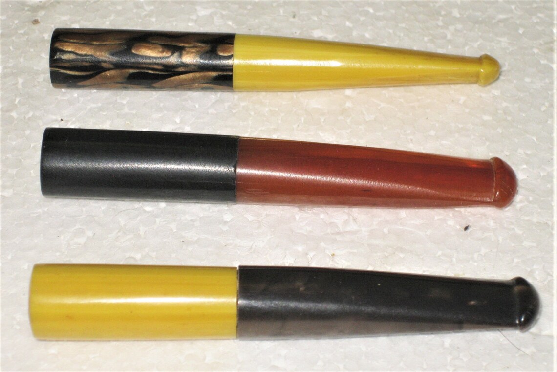 Vintage Lot 3 1950's Cigarette Holders Super COLORFUL Etsy España