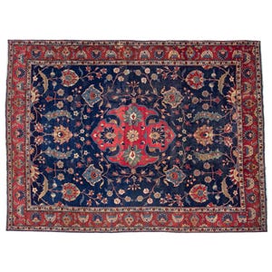 12.2 x 9.2 ft - 372 x 282 cm  Antique Shirvan Rug, Antique Carpet, Kazak Rug, Caucasus Rug, Armenian Rug, Large Persian Rug, Azerbaijan Rug
