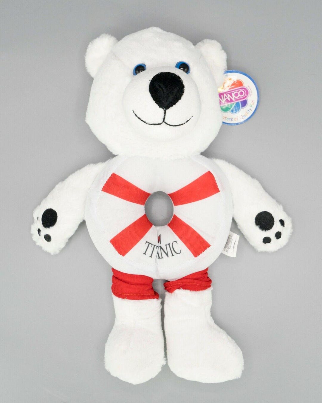 2012-rms-titanic-nanco-white-plush-bear-with-life-buoy-ring-body-very