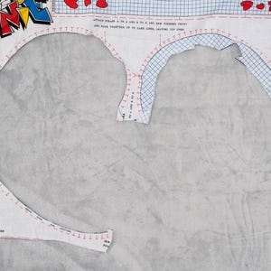 Cojín o bolso de mano vintage de tela de Minnie Mouse Disney, años 80, 2 diseños imagen 3