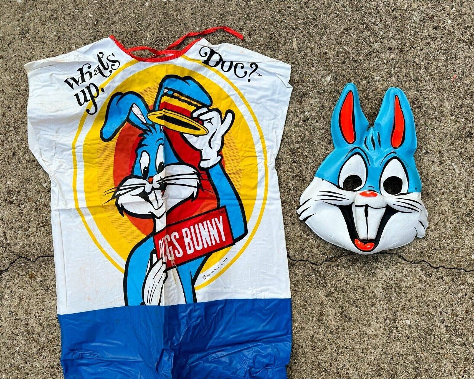 Looney Tunes Bugs Bunny Hooded Child Halloween Costume 