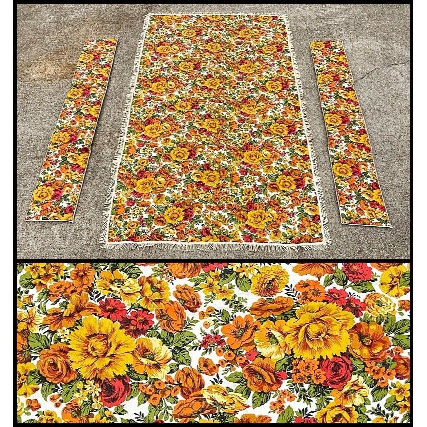 Vinyl Patio Cushions Vintage Etsy