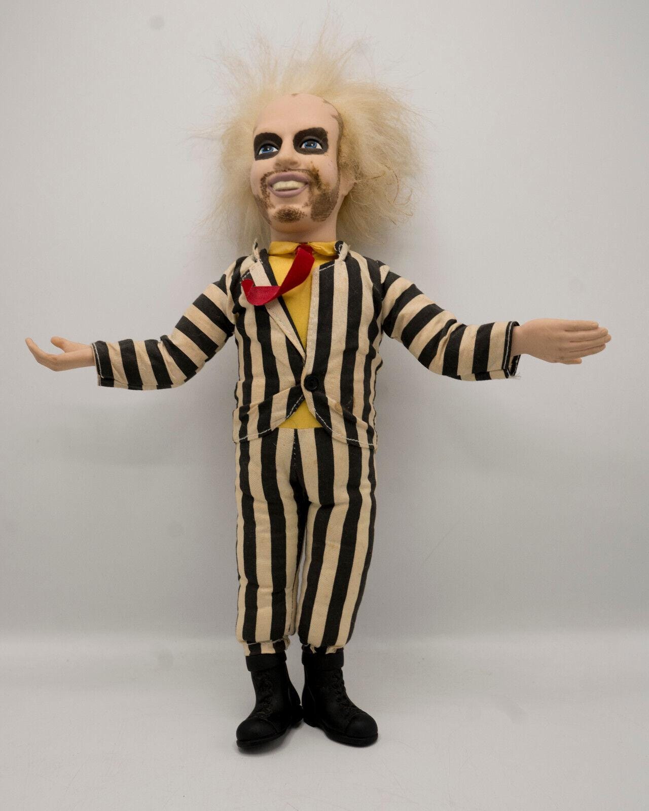 Vintage 1989 Beetlejuice Pull String Talking Doll Spinning Head 16