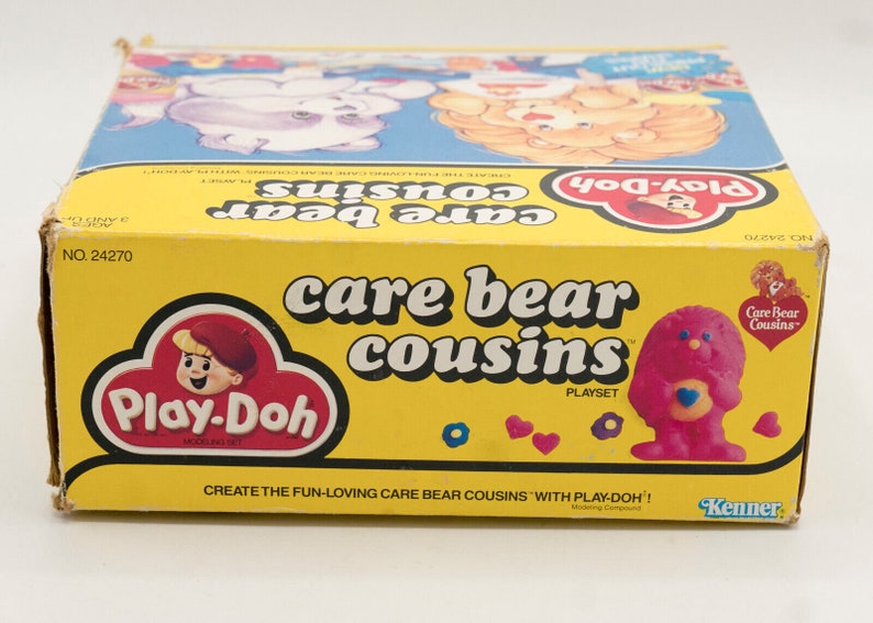 Vtg 1984 Care Bear Cousins Play Doh Playset EMPTY BOX ONLY No Contents ...