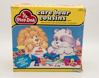 Vtg 1984 Care Bear Cousins Play Doh Playset EMPTY BOX ONLY No Contents Kenner