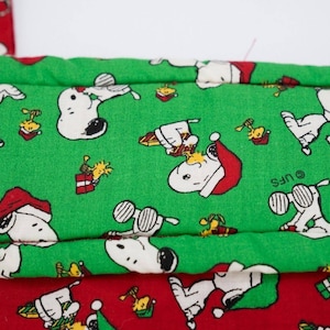 Peanuts Snoopy & Woodstock Christmas Stocking – 19 Inch, Officially Licensed, Polyester, Holiday Decor - View #6