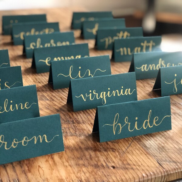 Wedding Calligraphy Placecards