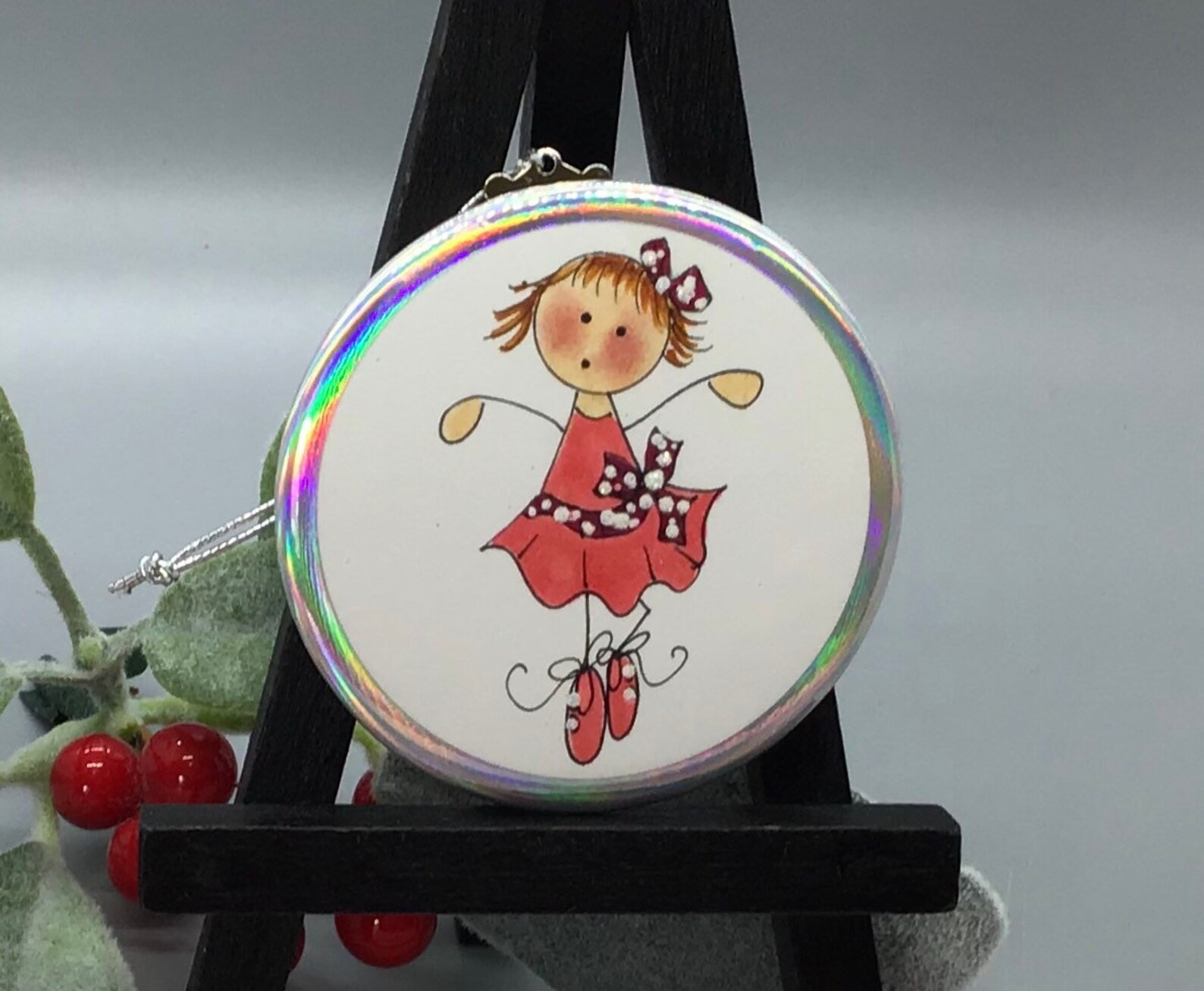 Dancing Ornament Dancing Girl Ornament Pretty in Pink Etsy