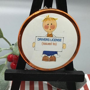 Drivers License..Boy or Girl New Driver..Drivers License Christmas Ornament,