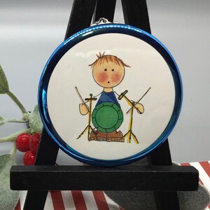 Drummer Ornament, Boy or Girl Drummer Musician Ornament