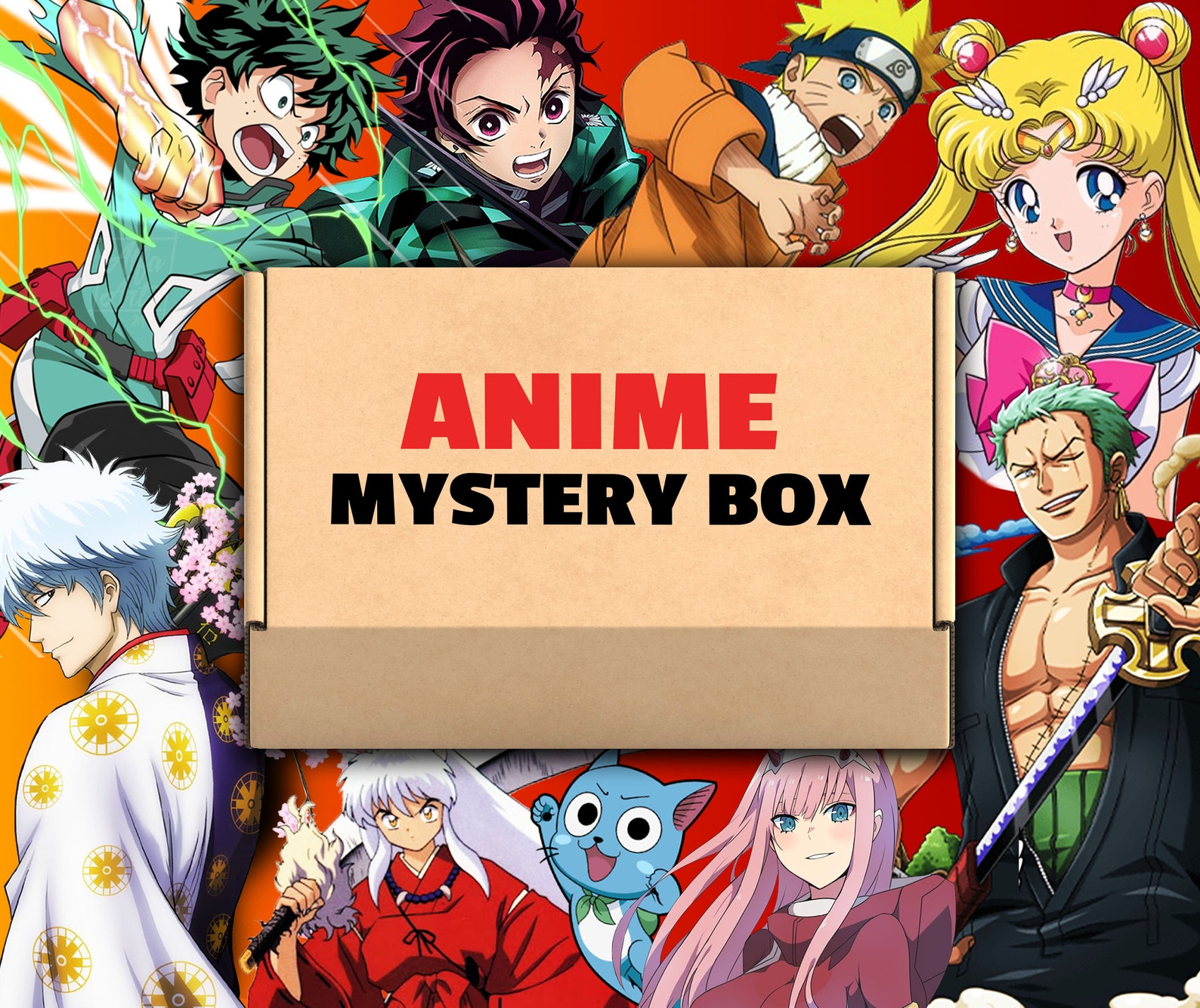 Anime Mystery Box Gift Box T-shirts Hoodies Bags | Etsy