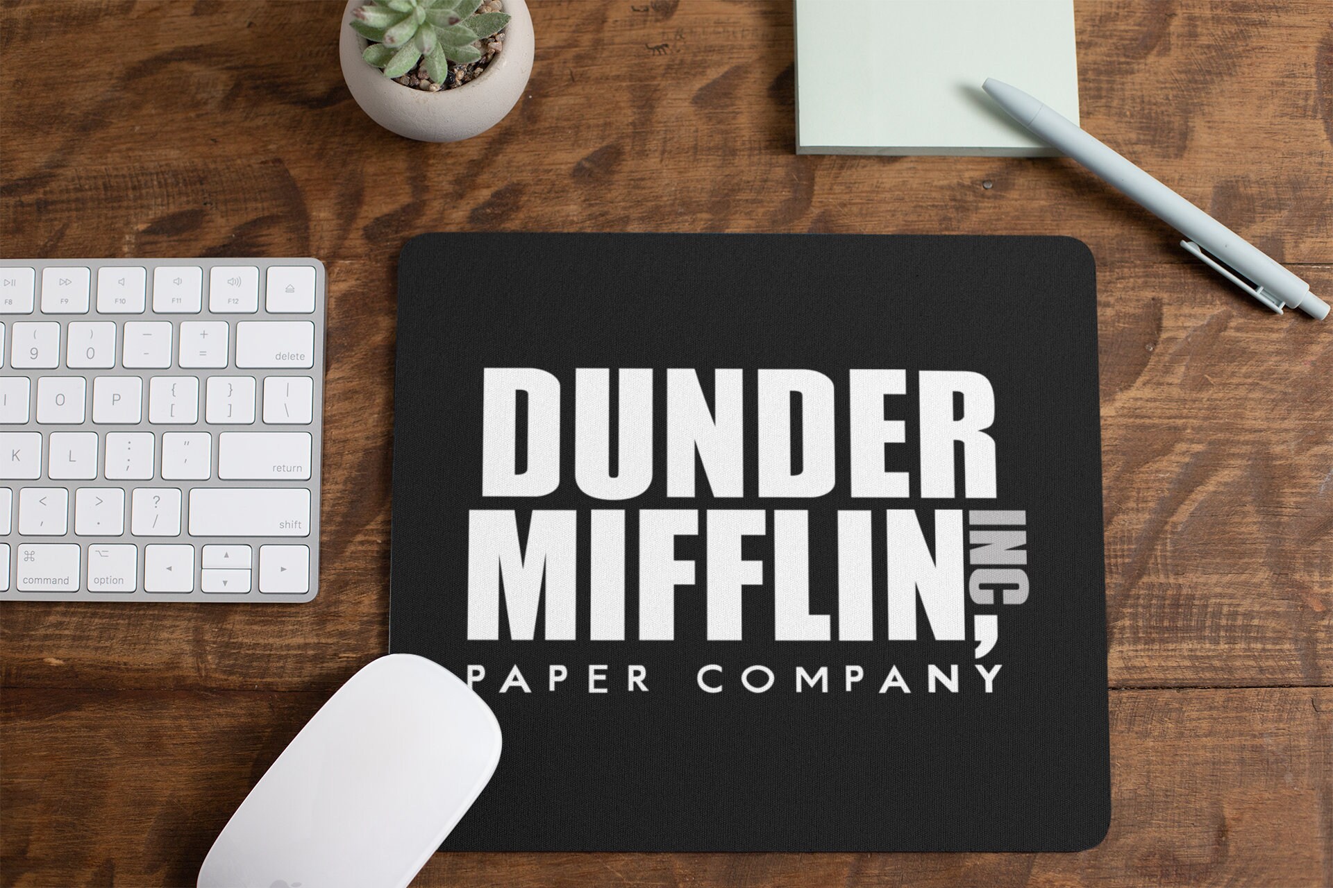 Dunder Mifflin Paper Company The Office Wood Sign 6" x 6" NEW