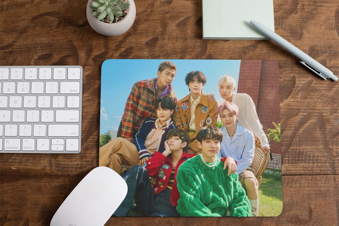 BTS Mouse Pad K Pop Korean Bangtan Boys Mouse Mat Desk Pad Mousepad Etsy