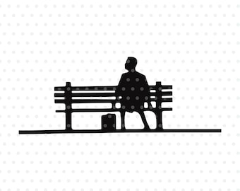 Forest Gump SVG, png, dxf, eps | digitaal snijbestand voor silhouet en cricut