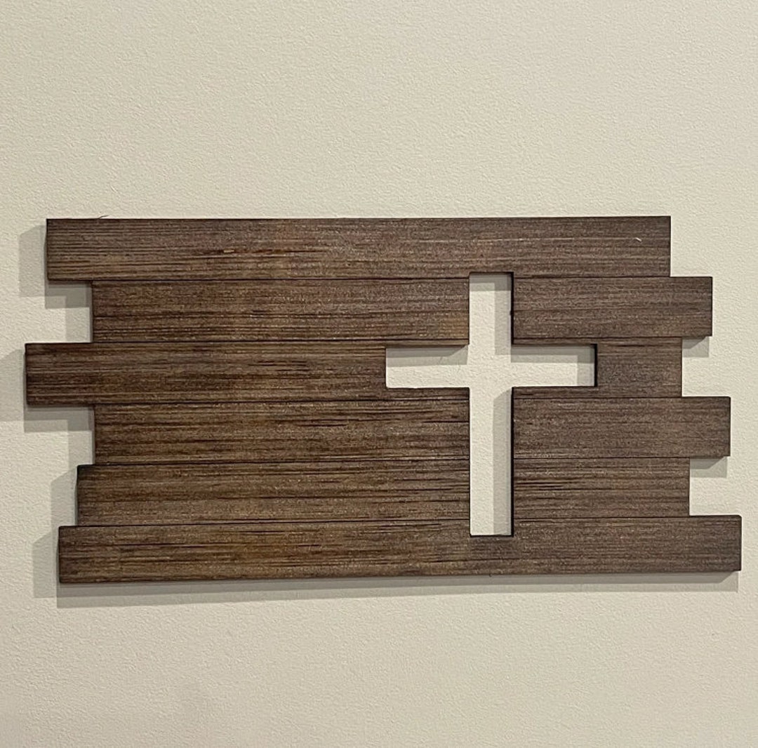 Wooden Cross Wall Sign - Etsy