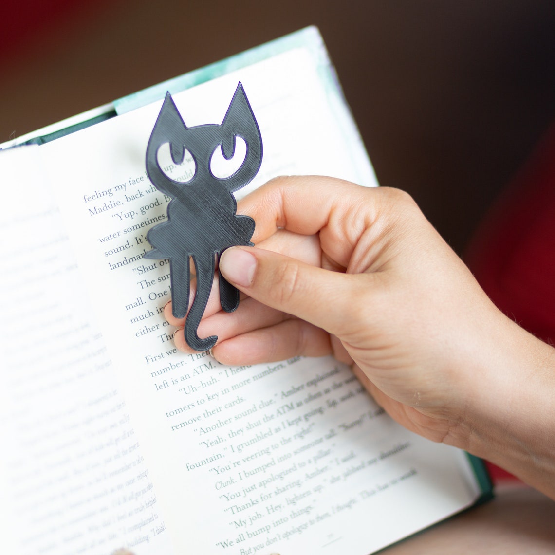 Cute Cat Bookmark Etsy