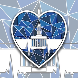 Penn State "Art Beat" Old Main Vinyl Sticker – Nittany Lions Spirit, Weatherproof Decal