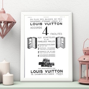 Design District Lady In Louis Vuitton Wall Print Painting Poster