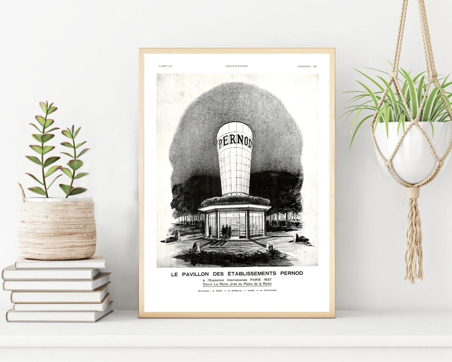 Rare & Authentique Affiche Vintage Années 30 - Biscuit Pernot -30x40cm Sans Cadre Décoration Murale 