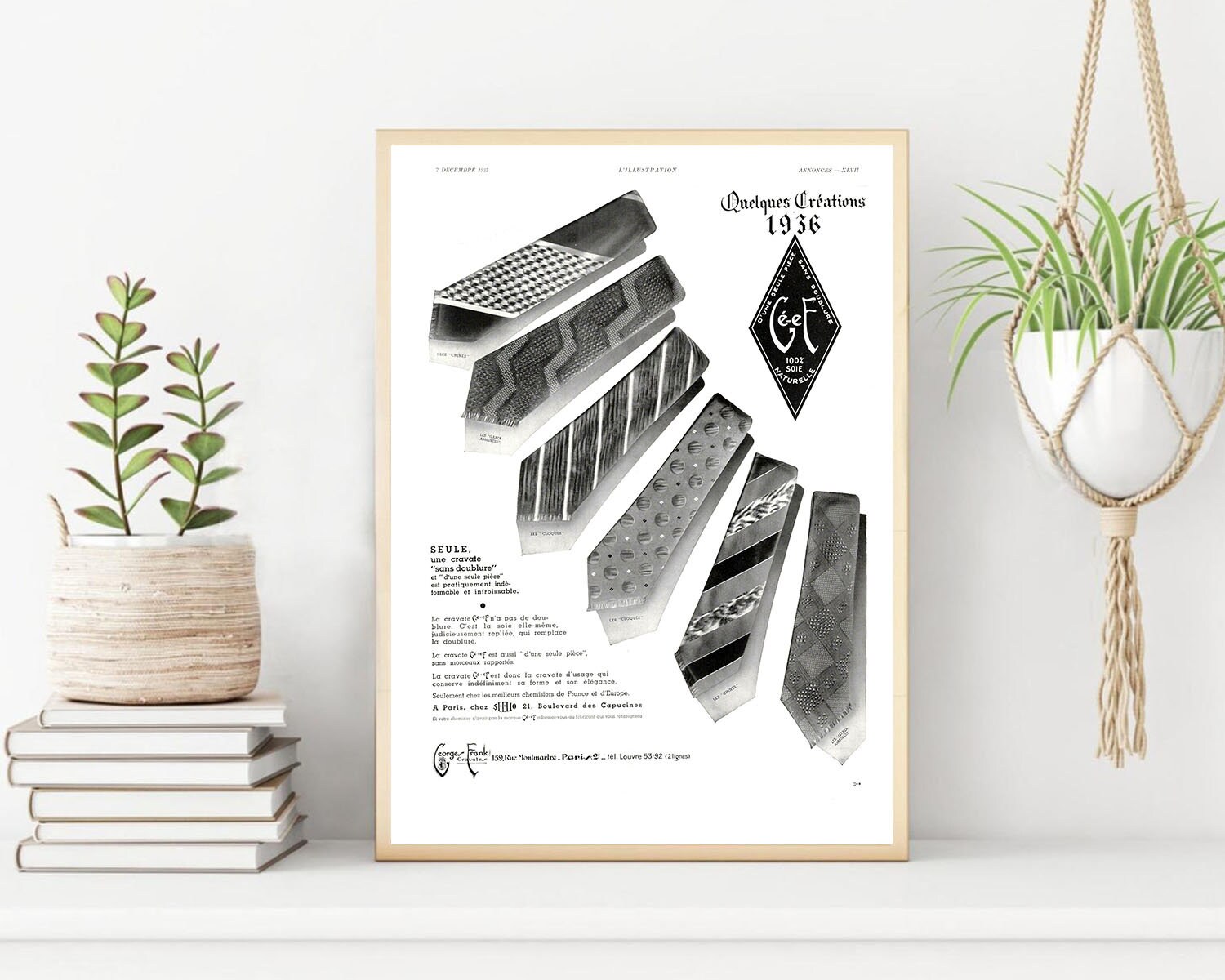 Rare & Authentique Affiche Vintage Années 30 - L'aiglon -30x40cm-Sans Cadre- Décoration Murale Idée 